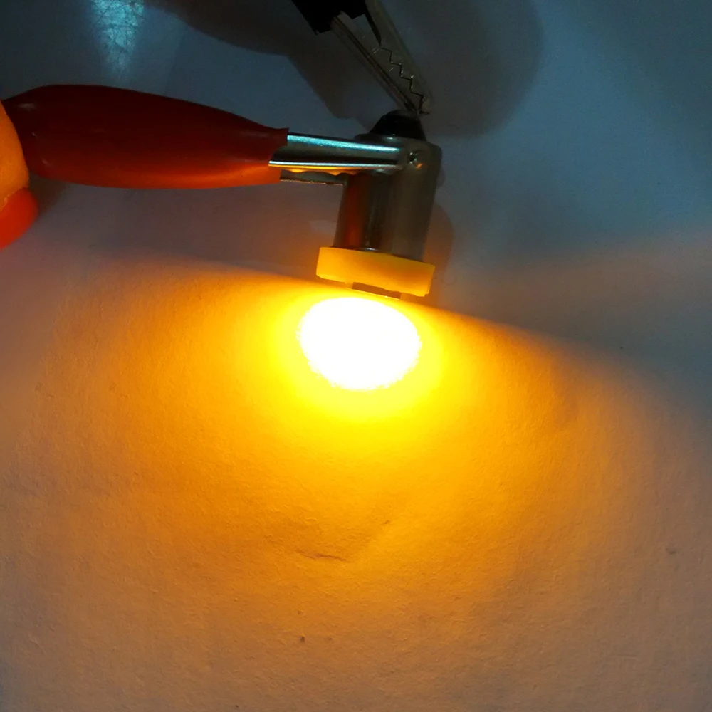 100 шт. x #1893 #44 #47 #1847 BA9S 1 SMD Светодиодная лампа в форме шара переменного/постоянного
