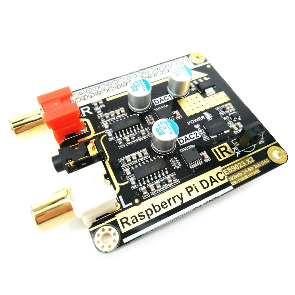 Volumio Moode Raspberry Pi DAC Raspberry Pi 3B+ HIFI двойной декодирующий DAC ies с 5 В DC Источник бесперебойного питания F6-006