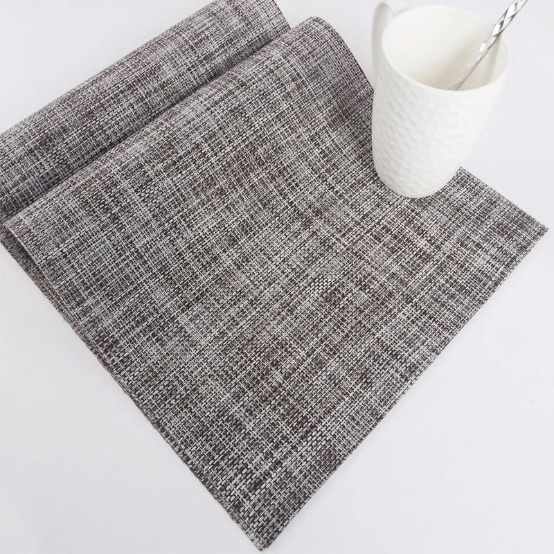 4 Шт./компл. Placemat Мода ПВХ Обеденный Стол Матс Диск Чаша Площадку Изоляции