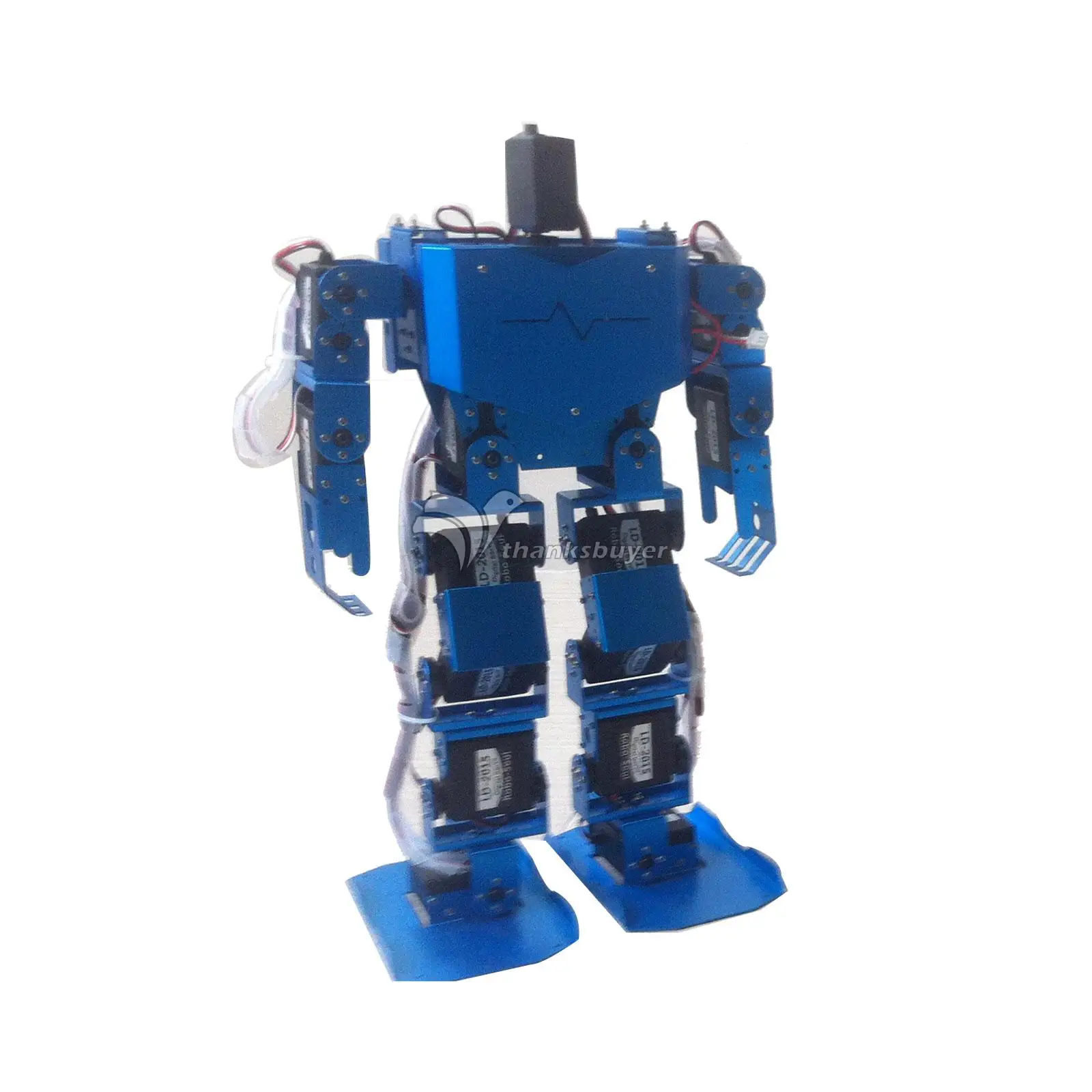 17DOF Robo-Soul H3.0 Biped Robotics двуногий человеческий робот комплект в алюминиевой раме только нет сервоприводы для Arduino - Цвет: Blue