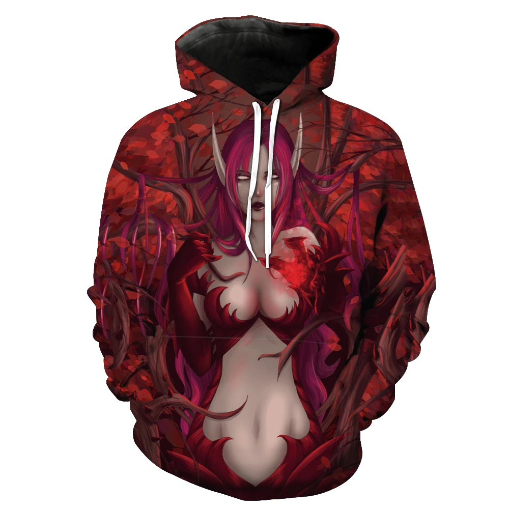 

2019 New Fashion Sweatshirt Men / Women 3d Hoodies Print Game Sexy actresses pattern Slim Unisex Slim Stylish Hooded Hoodies