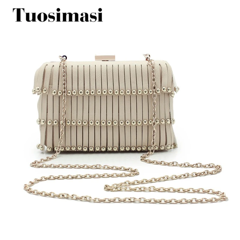 Новое поступление 2017 модные женские сумки с кисточками от известного бренда