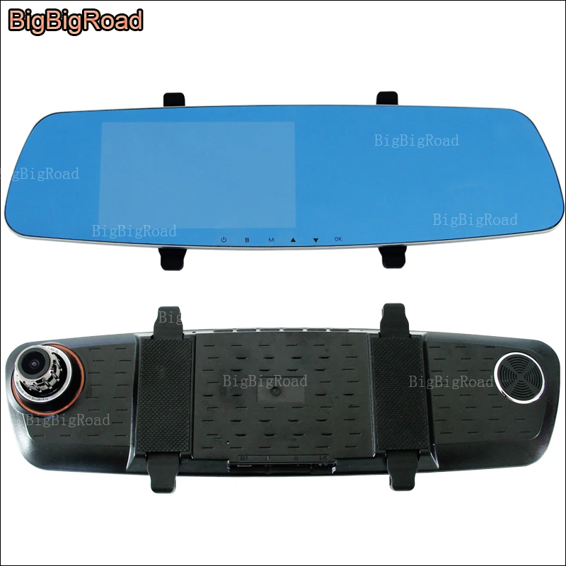 BigBigRoad для Toyota Matrix Car синий экран DVR видеорегистратор вождения + камера заднего