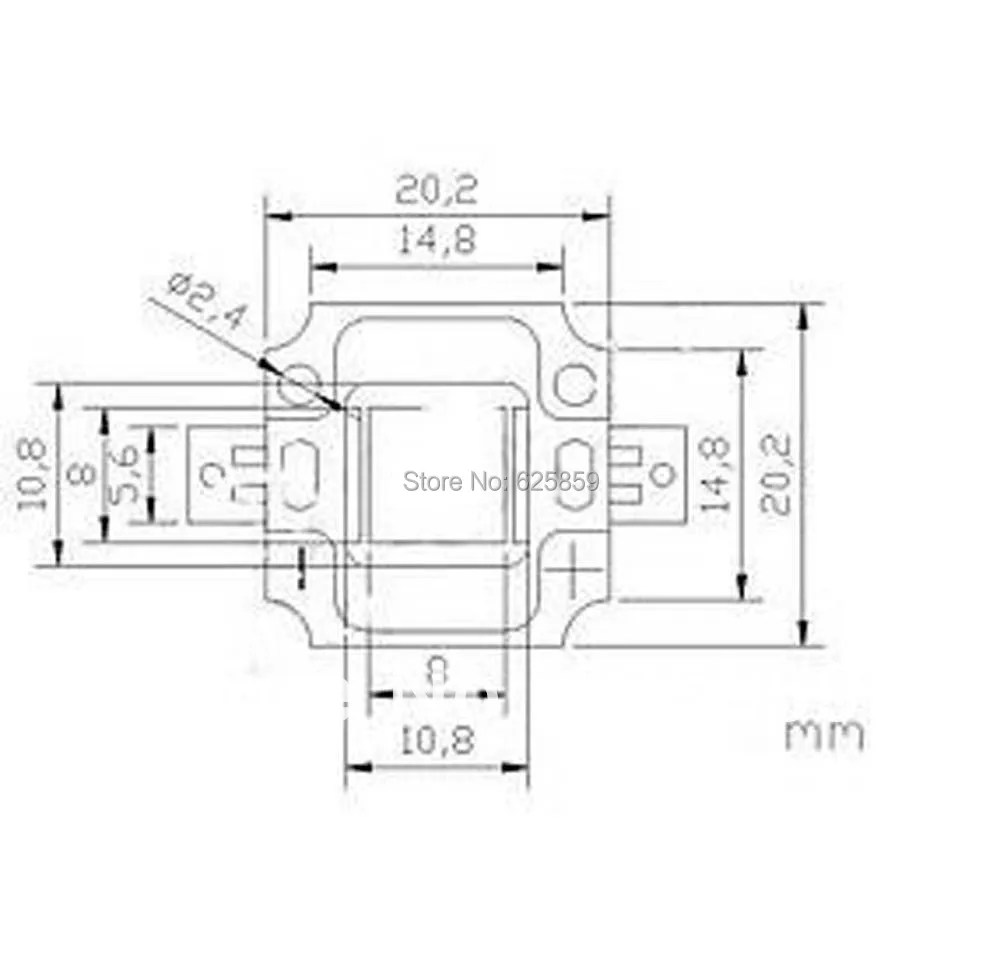 10 шт. Вт LED холодный белый 30000k Высокая мощность 950LM для DIY 35MIL | Лампы и освещение