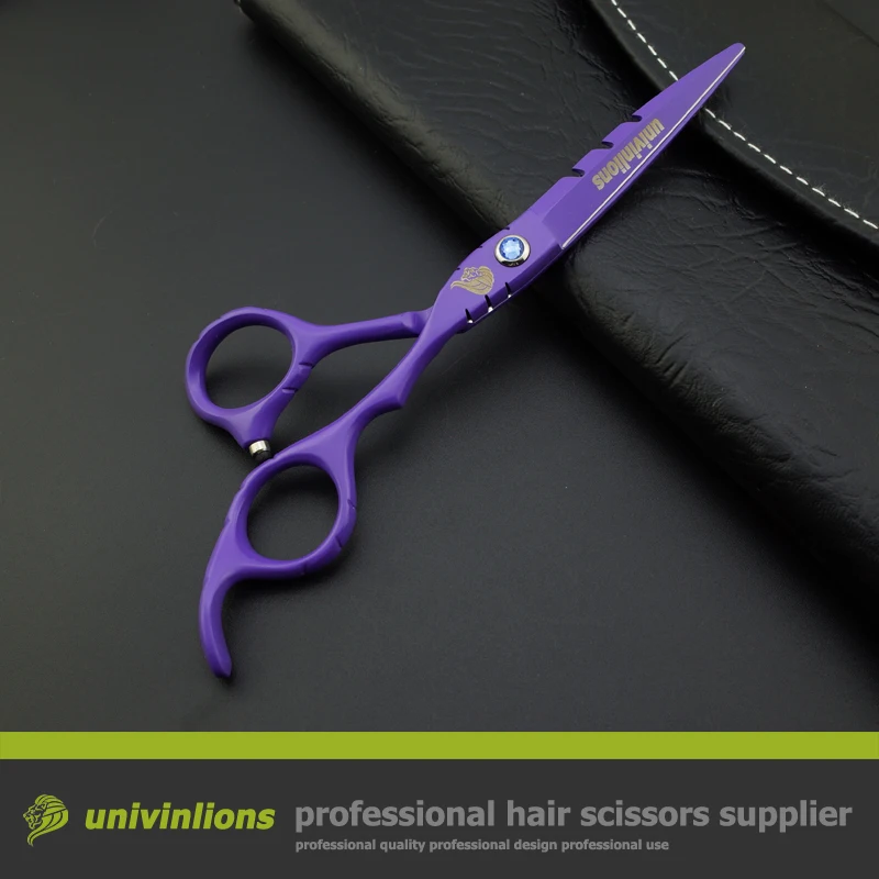 6 &quotфиолетовые ножницы для парикмахеров филировки волос японские