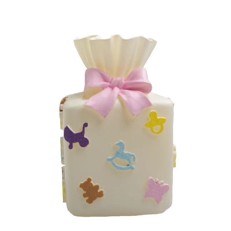 Силиконовая форма в виде свечи 2 вида Рождественская Подарочная коробка гипсовая