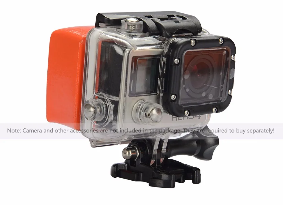 KingMa для GoPro Sport Камера float Блок Губка Buoy для оранжевый+ 3 М Стикеры идеальным инструментом надувной матрас для водных видов спорта Спортивная камера коробка