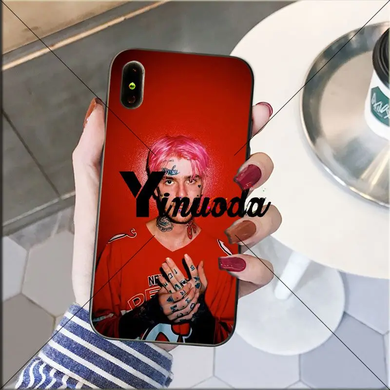 Yinuoda Lil мягкий силиконовый черный чехол для телефона iPhone X XS MAX 6 6S 7 7plus 8 8Plus 5 5S