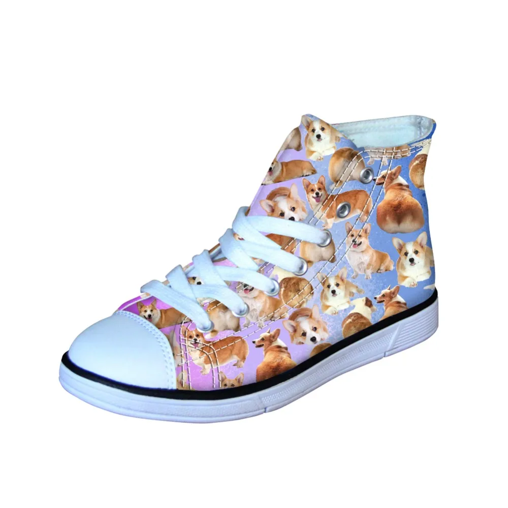 FORUDESIGNS/детская обувь для мальчиков и девочек мягкая с милым принтом корги