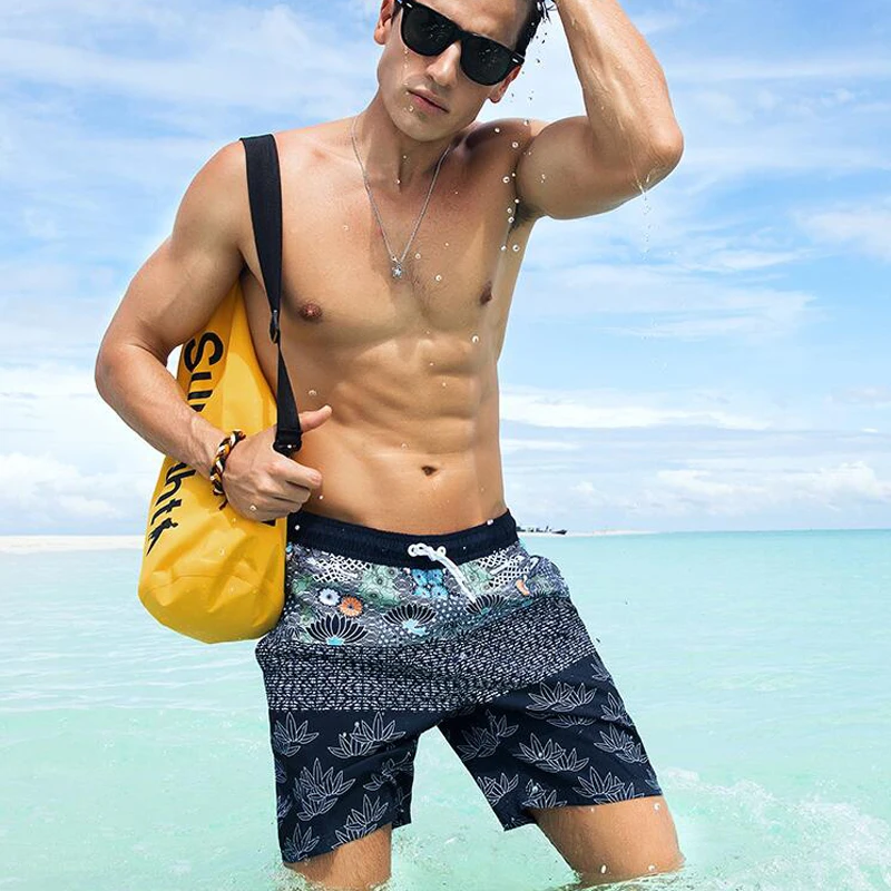 Летние пляжные шорты для мужчин и женщин быстросохнущие водного серфинга пар