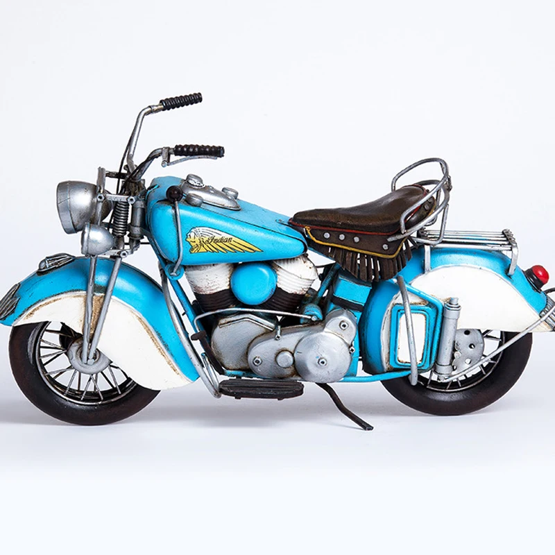 American country retro 53 years Indian motorcycle model Bar Cafe studio clothing shop window display of children room decoration | Дом и сад