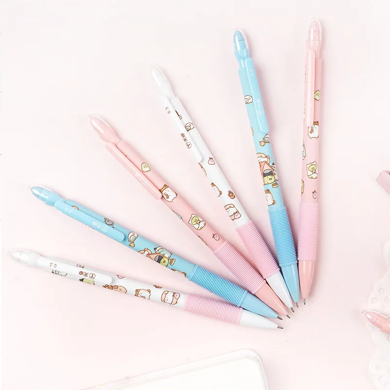 4 шт. кавайные Семейные механические карандаши школьные и офисные принадлежности