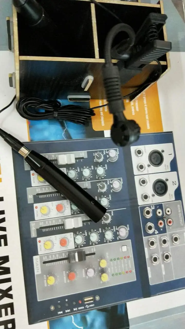 Музыкальный (аккордеон) инструмент микофон M-20 E2 3Pin разъем с фантомным адаптером