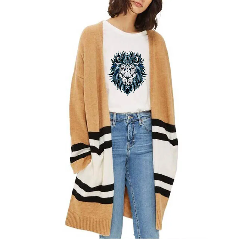 Клевые термонаклейки с львом оленем волком совой для одежды вышивка сделай сам