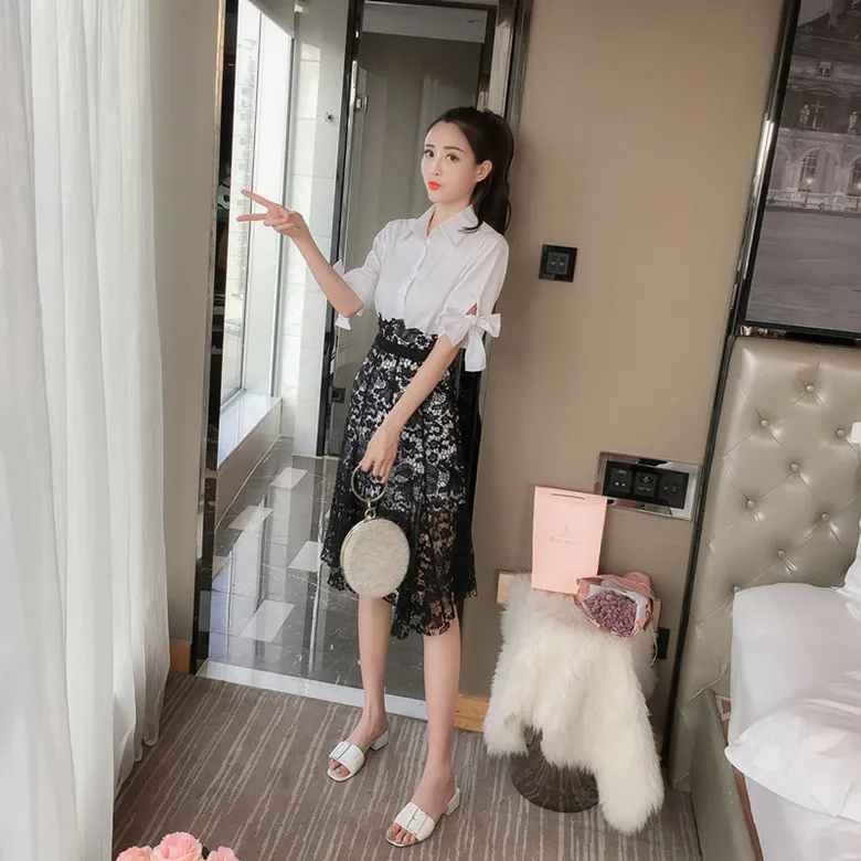 2018 новые модные женские туфли платье бантом Половина рукава Элегантный зеленый