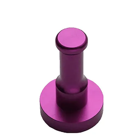 3*5 см настенный Inbolt DIY вешалка для полотенец Настенный для хранения в ванной, на кухне крючок для одежды сумки держатель стойки металлический цвет - Цвет: purple