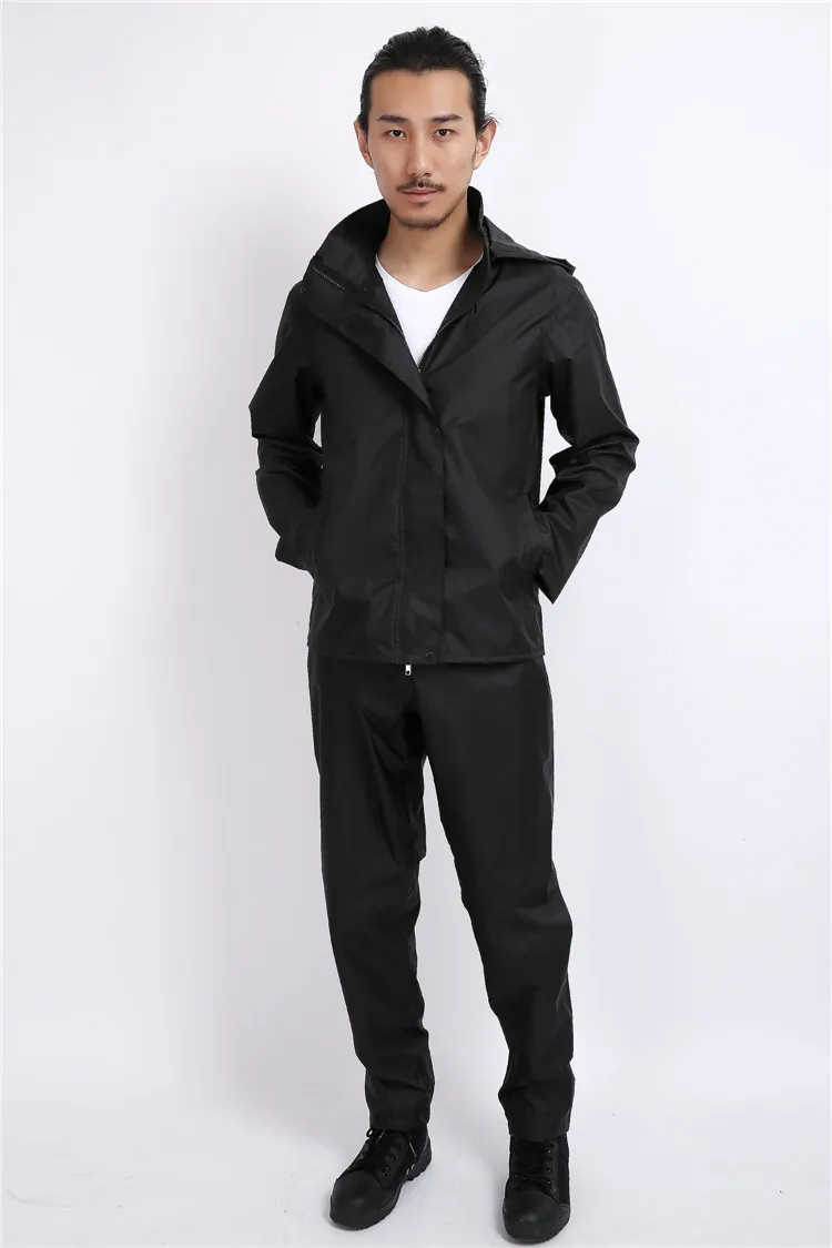 Тонкий непроницаемый дождевик для женщин и мужчин костюм уличный мотоциклетный