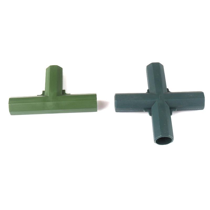 2pcs 16mm Plastic 3 Way/4 Way Connectors Gardening Pillar Connector Vegetable Garden Climbing Plants Bracket Adapters | Дом и сад