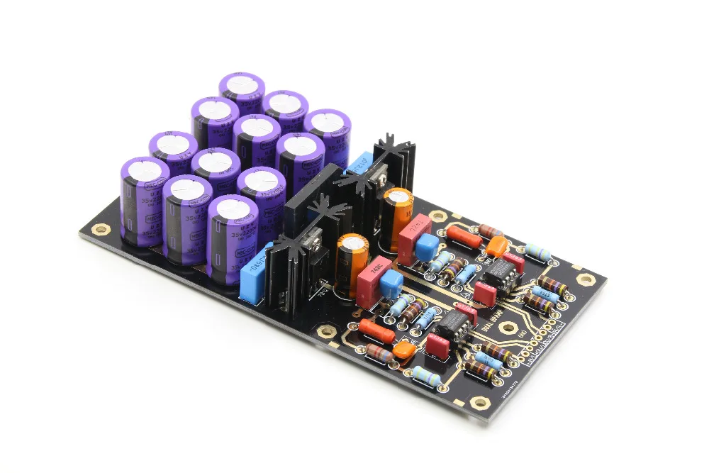 HIFI DUAL MM RIAA Circuit OPA2111KP проигрыватель HiFi Phono предусилитель сборная плата|Усилители