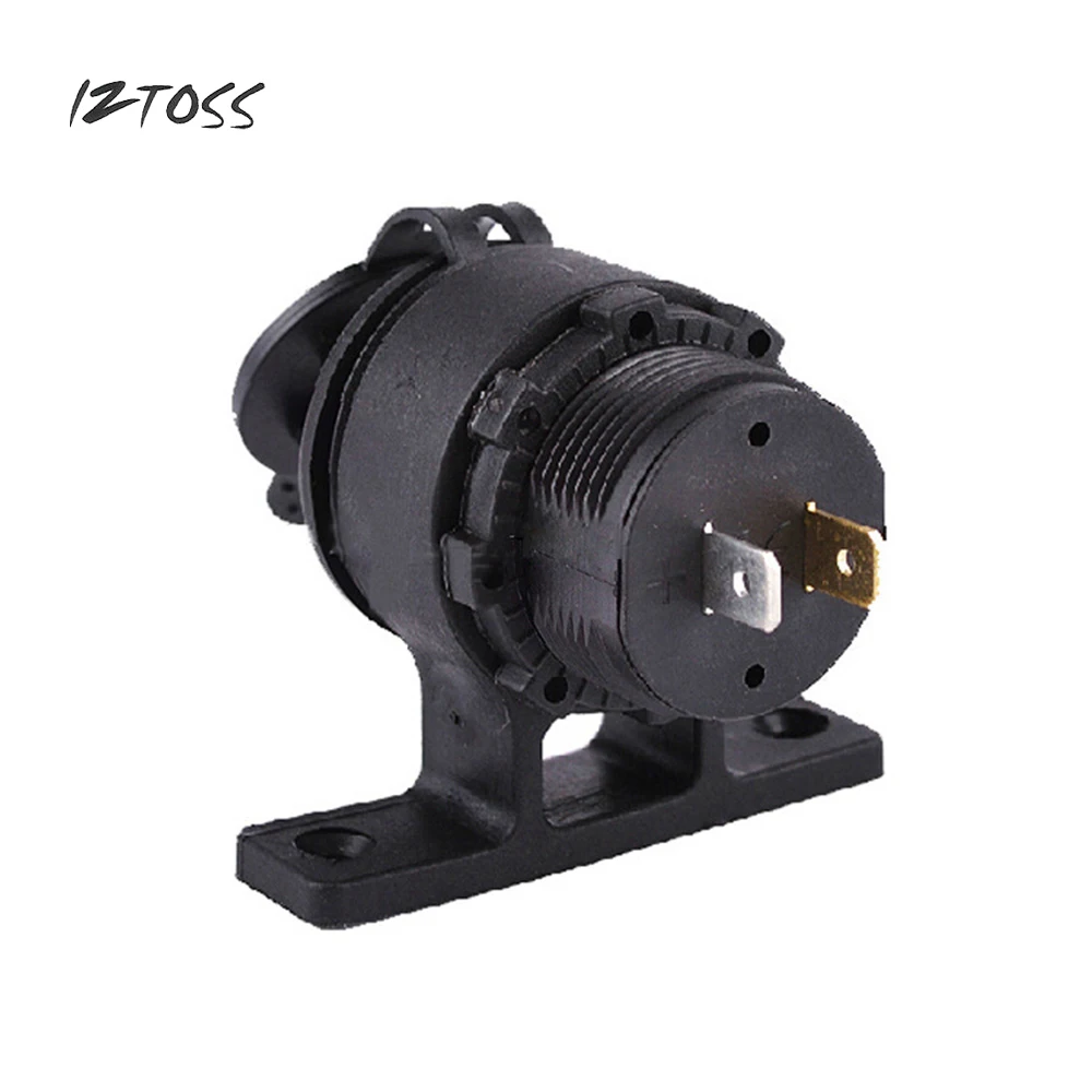 IZTOSS мотоцикл 12v гнездо фиксированный кронштейн с водонепроницаемой крышкой USB