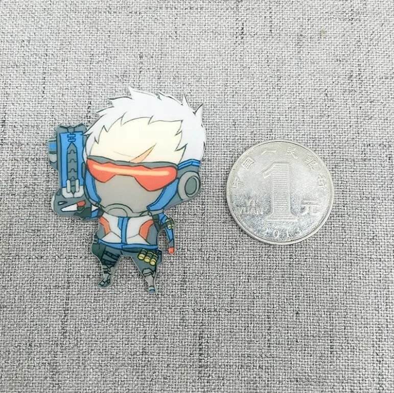 3 Милый мультфильм OVERWATCH серии магниты на холодильник высокого качества акриловые магниты на холодильник OW магниты на холодильник украшение на холодильник - Цвет: 3