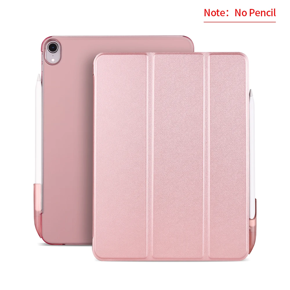 Чехол Funda для iPad Pro 11 2018 с держателем карандашом умный чехол из искусственной кожи