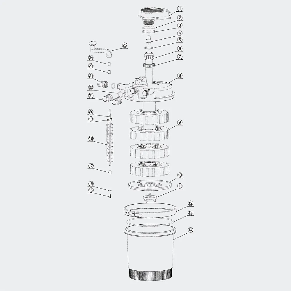 CPF-2500 фильтр для аквариума, ведро, внешний фильтр для аквариума, пруда, система фильтрации для пруда, исключая фильтр, материалы