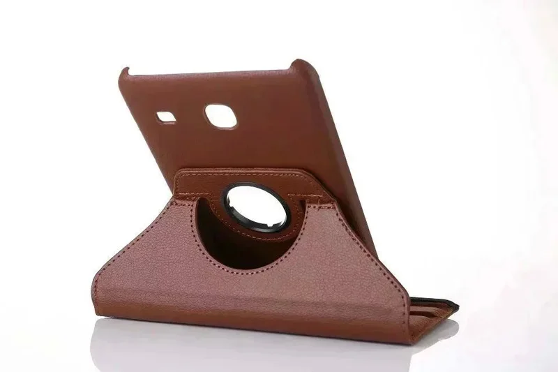 1x Clear Screen Protector Rotating 360 Degree Folio Stand Leather Case Cover For Samsung Galaxy Tab E 8.0 T377V T377P T377A 8&quot |