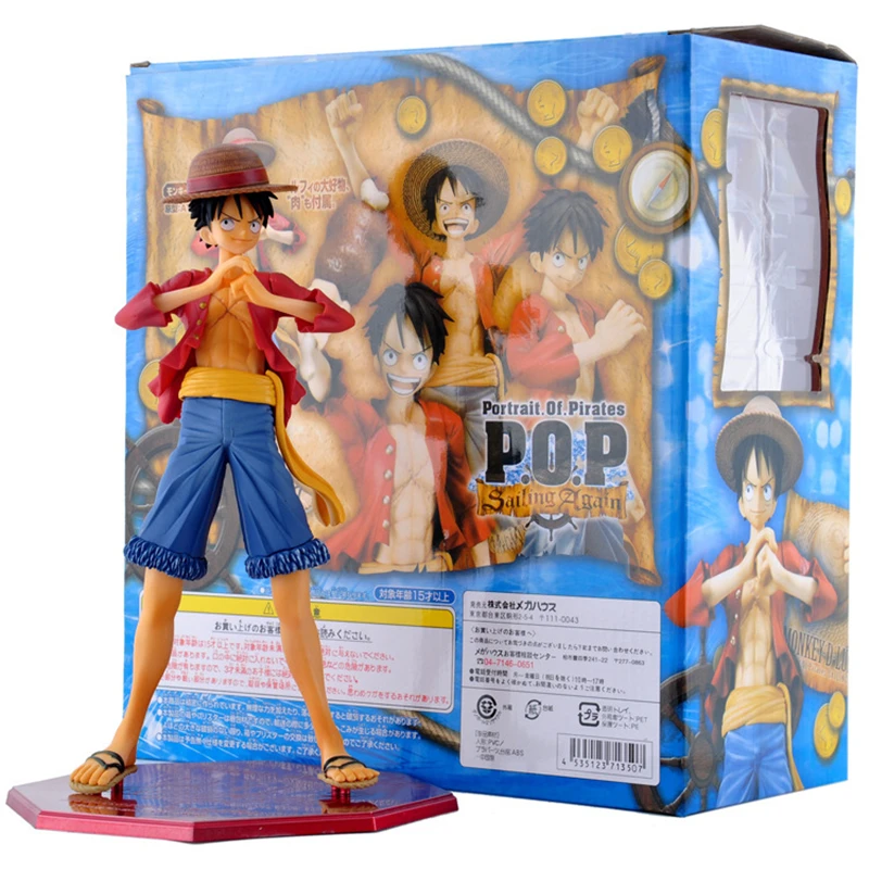 

Аниме One Piece портрет пиратов Парусная снова Обезьяна D Luffy ПВХ экшн-Фигурка Статуя Коллекционная модель детские игрушки кукла
