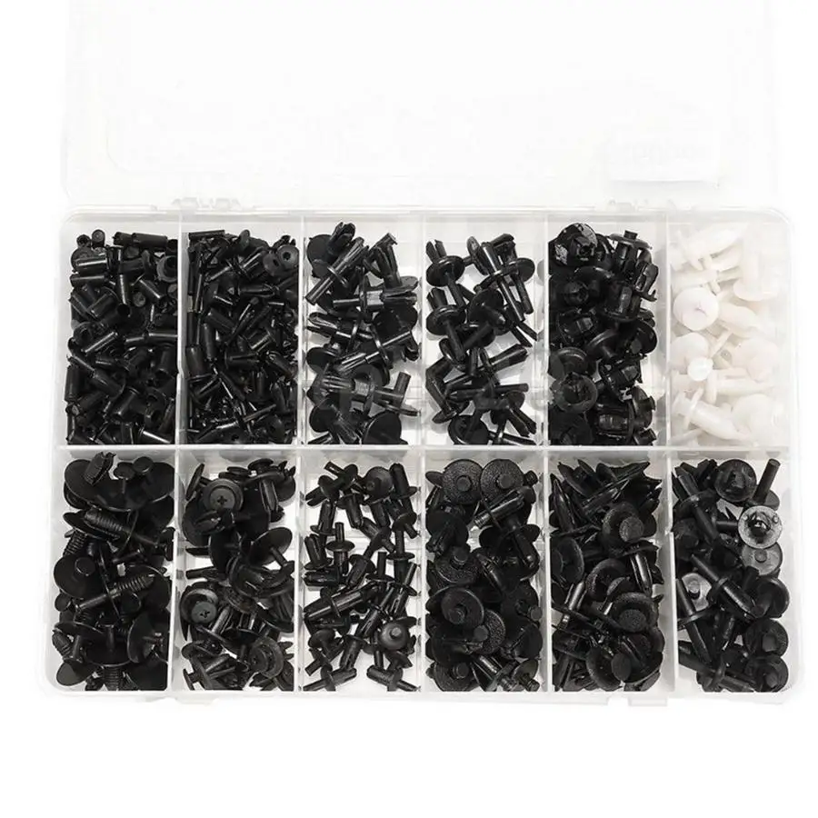 

Body Interior Assortment Push Pin Rivet Trim Clips Panel 690 Pcs/set