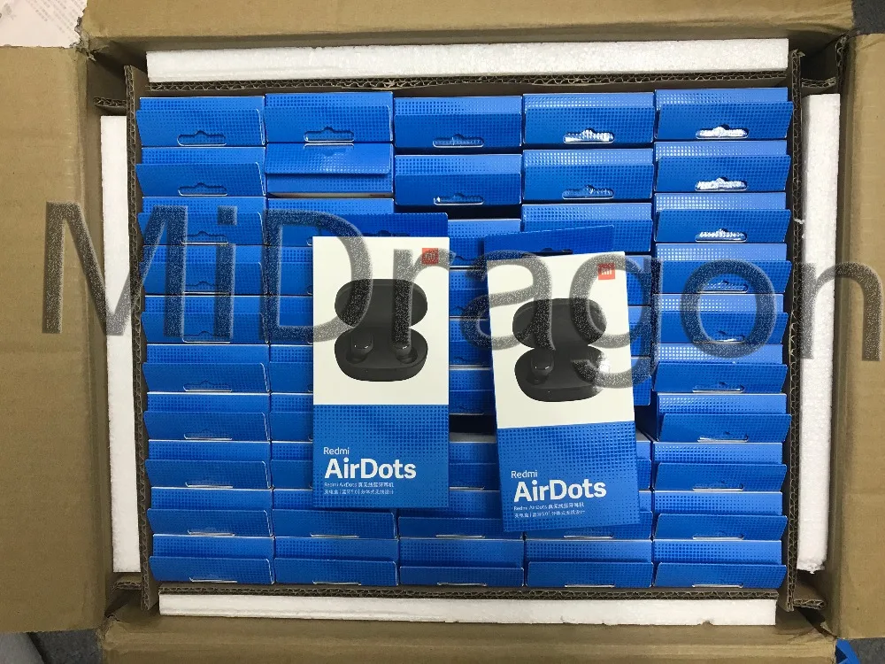 Xiaomi Redmi AirDots True Беспроводные bluetooth 5,0 наушники DSP активная шумоподавление гарнитура с микрофоном наушники
