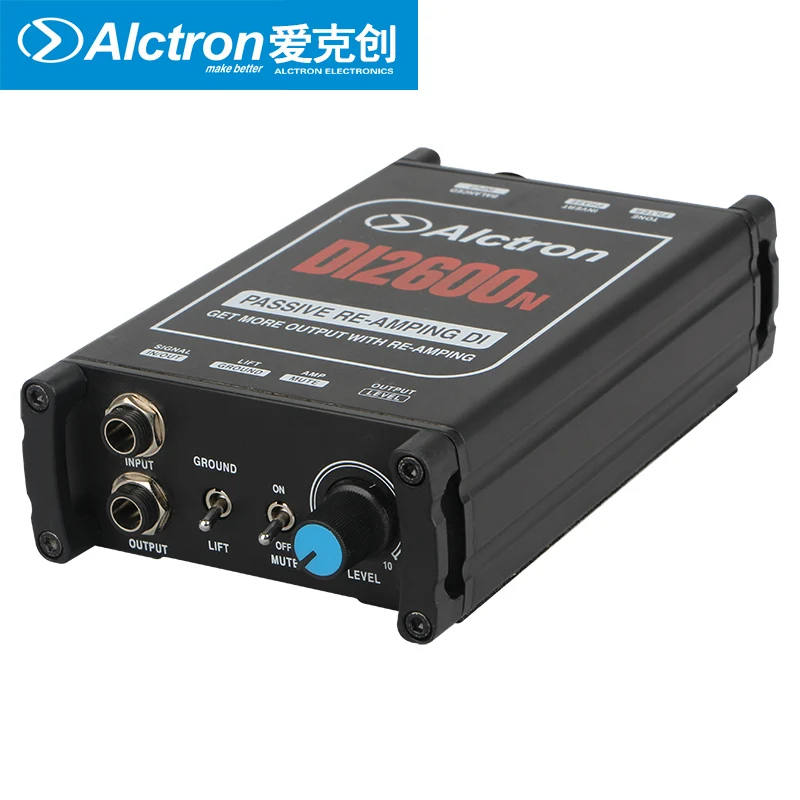 Alctron DI2600N пассивный реампинг прямой ящик гитарный усилитель басового сигнала