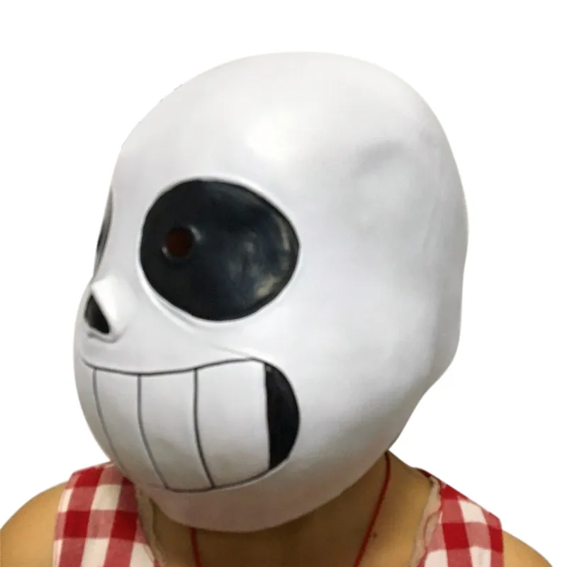 Takerlama игра «Undertale» маска жесткий латекс Косплэй шлем Санса для наращивания на всю голову маски вечеринка Хэллоуин Опора для взрослых и детей Карнавальная маска