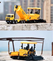 high imitation dump trucks and pavers model132 alloy engineering truck toy vehiclesmetal castingswholesale