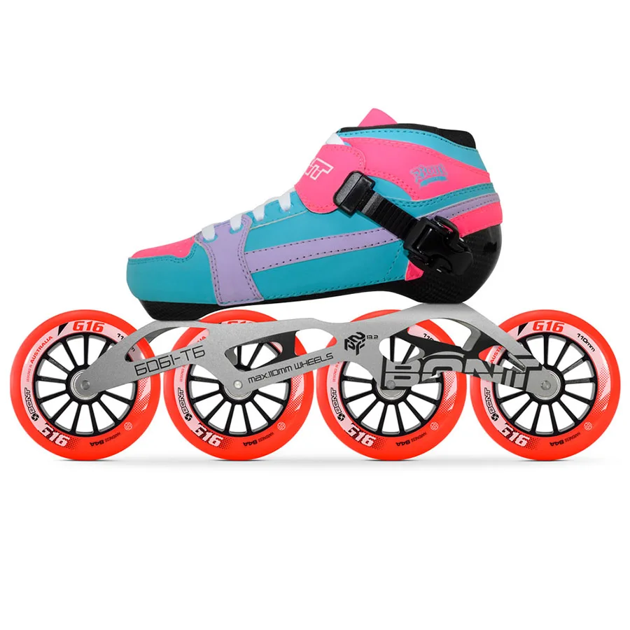 Оригинальные Bont погоня 4*90/100/110 мм G16 профессиональные скоростные роликовые