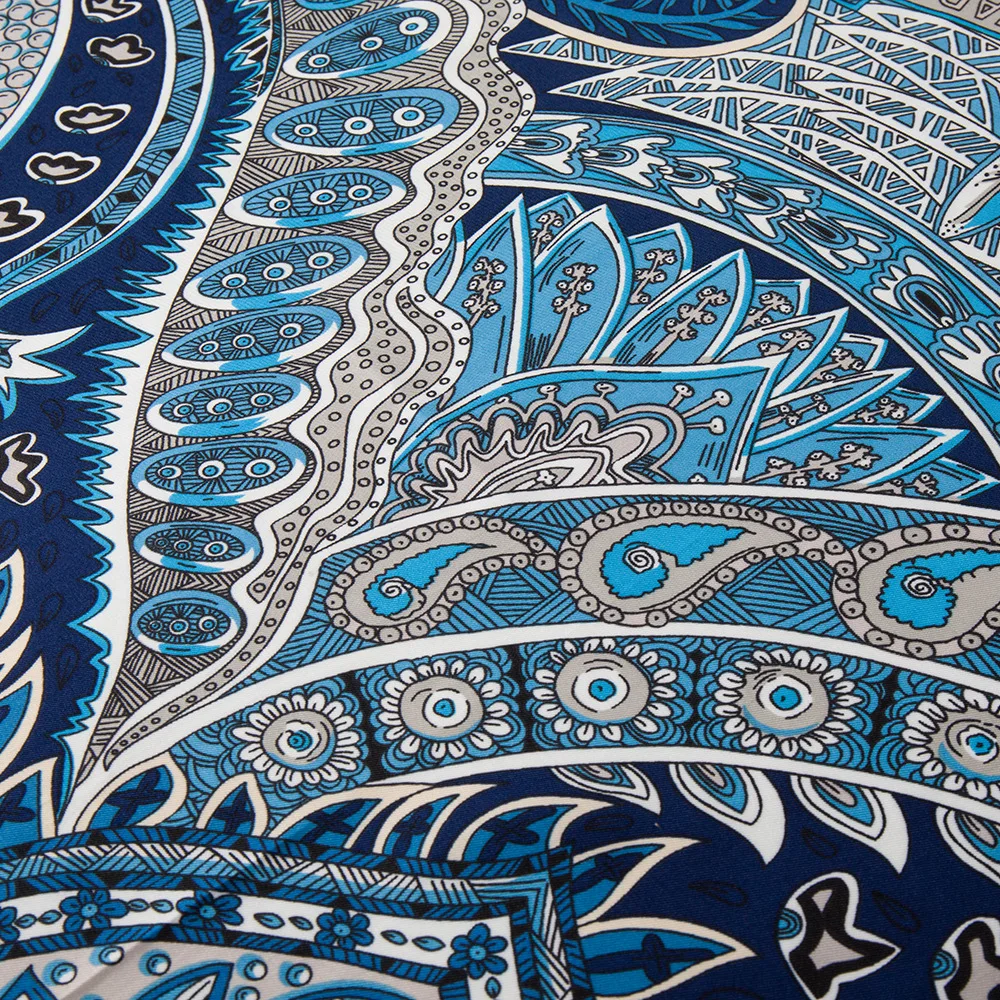 Fashion Twill Silk Women Scarf 130*130cm Warm Cashew Floral Print Square Scarves Wraps Luxury Brand Super Large Gift Shawls |