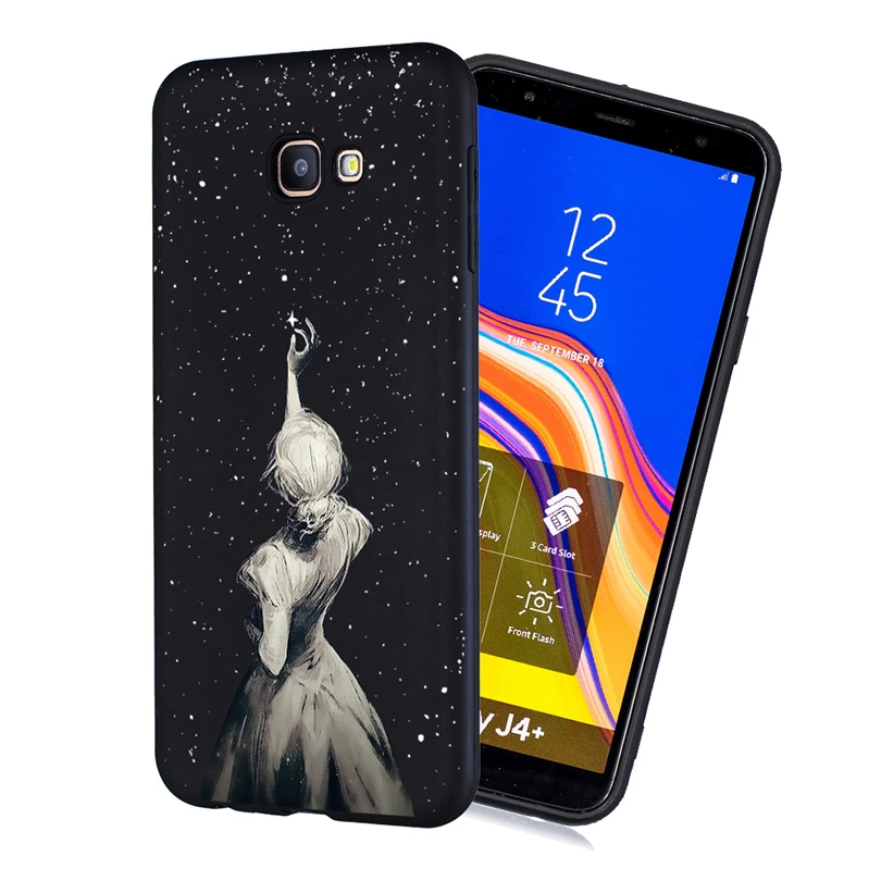 Силиконовый чехол для Samsung Galaxy J2 Pro J4 Plus 2018 J3 J5 2016 J6 J7 2017 окрашенный Мягкий ТПУ