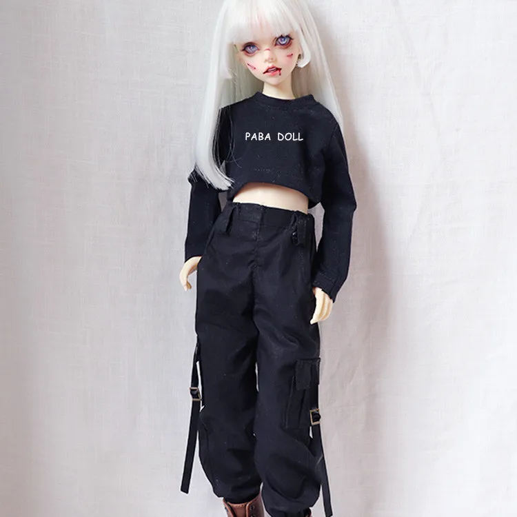 Красивая Приталенная футболка для BJD 1/6 1/4 MSD, 1/3, SD17, Одежда для кукол CMB157