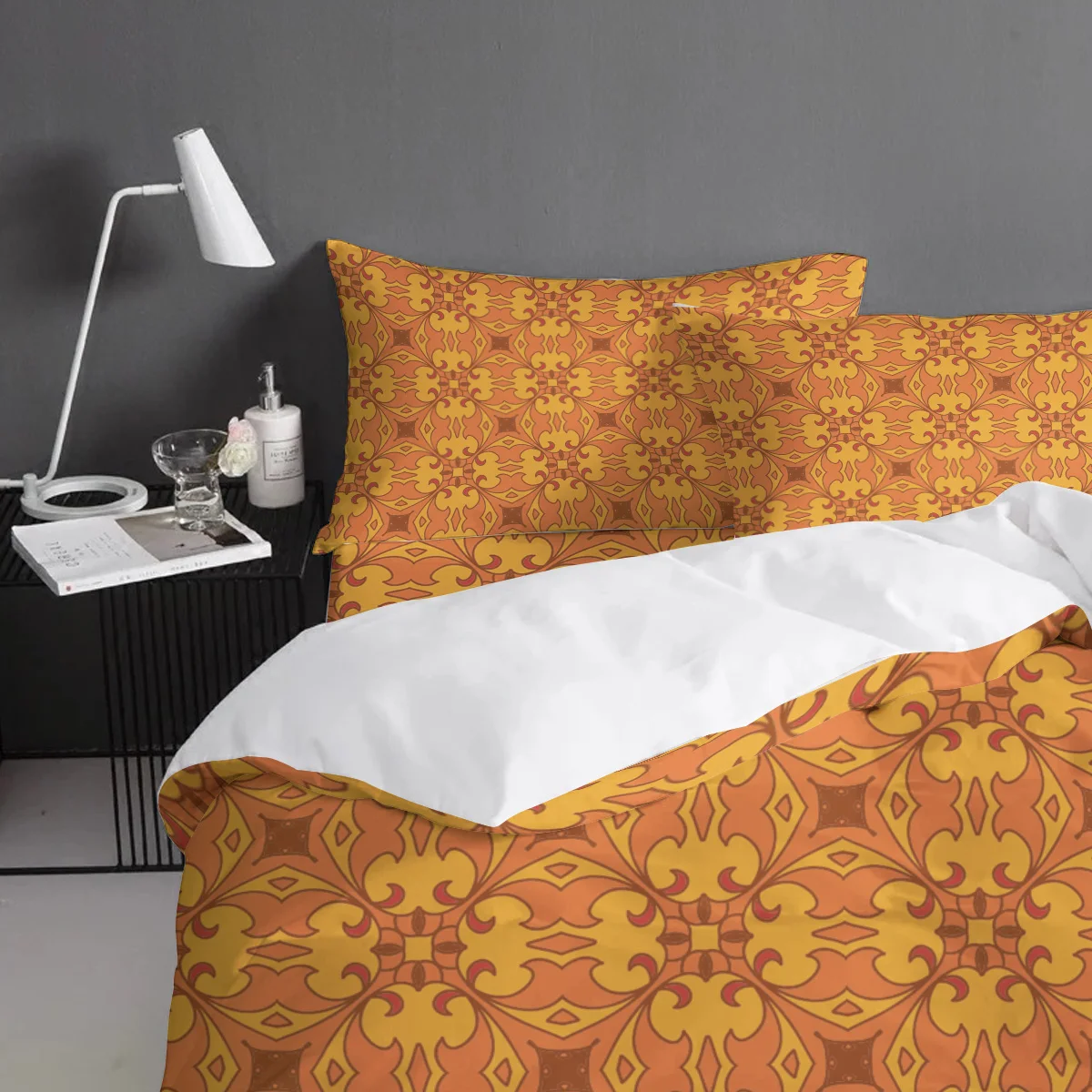 FamilyDecor Ethnic warmth pattern Bedding Set Luxury Comforter Sets 3D King Size Red Blue Cotton DHL Free Shipping | Дом и сад