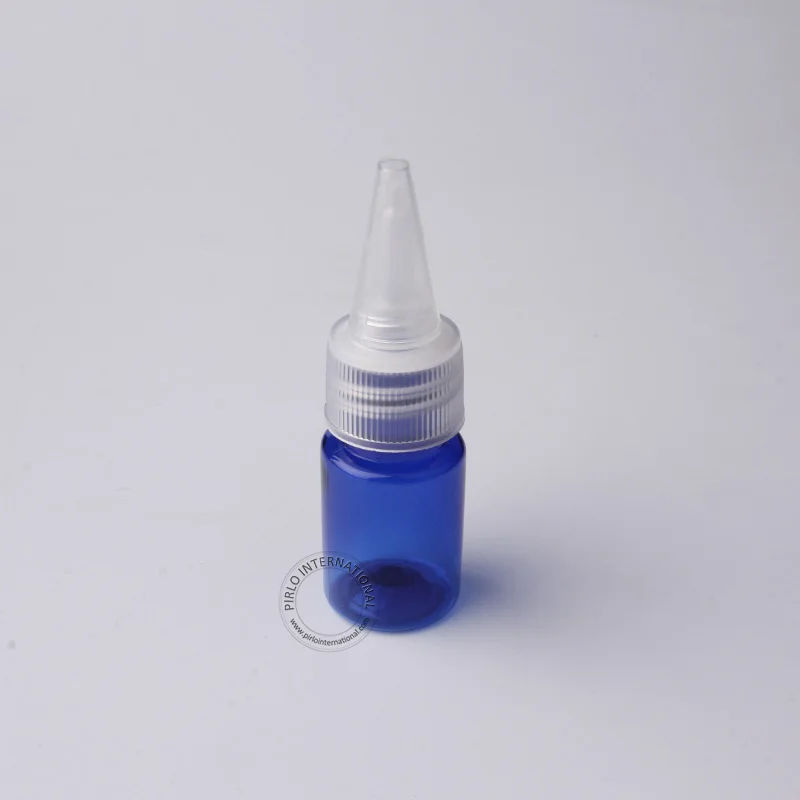 DIY важно 50 шт. x 5 мл/5cc + Пластик лосьон бутылки пустые мини флакон синий питомец
