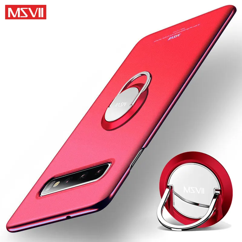 Чехол Msvii для samsung Galaxy S10 Plus, чехол с кольцом, тонкий чехол для samsung S10 S10e, чехол-держатель для Galaxy S10 E Lite Plus