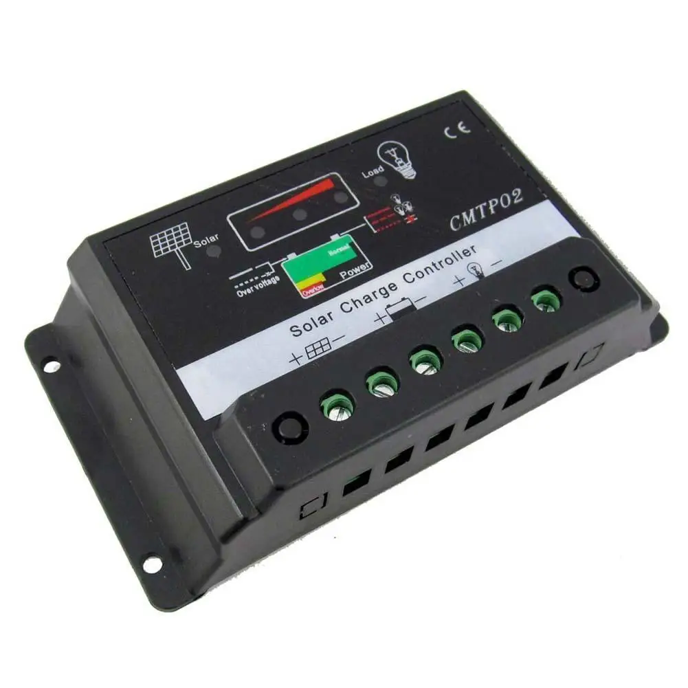 30A MPPT 12V/24V Solar Panel Charge Controller Battery Regulator Safe Protection Auto Switch + Z Shape Brackets Mount | Обустройство