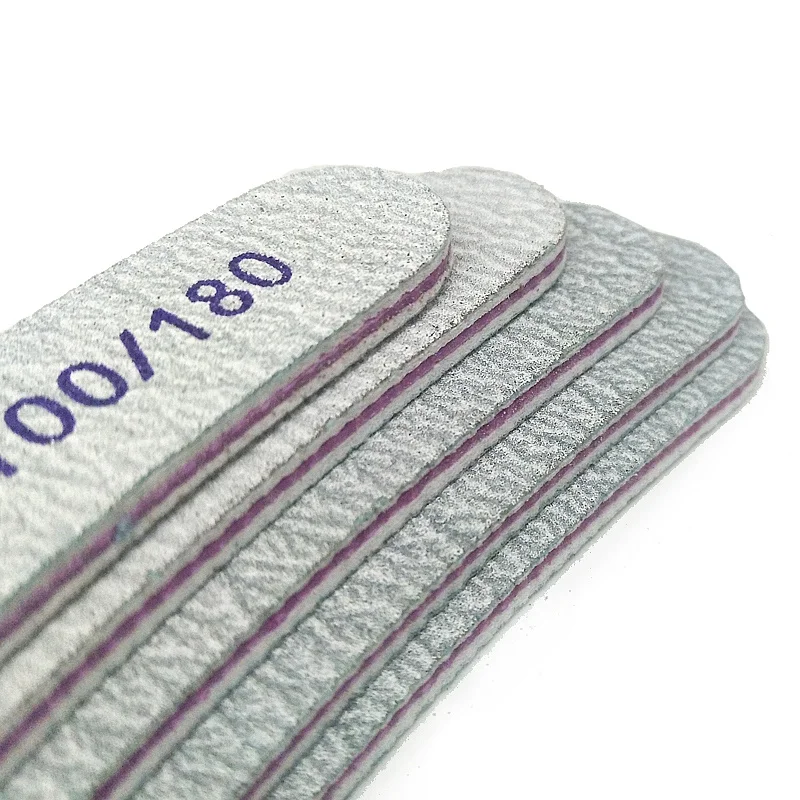 Пилка для ногтей профессиональная 100/180 50 шт. | Красота и здоровье