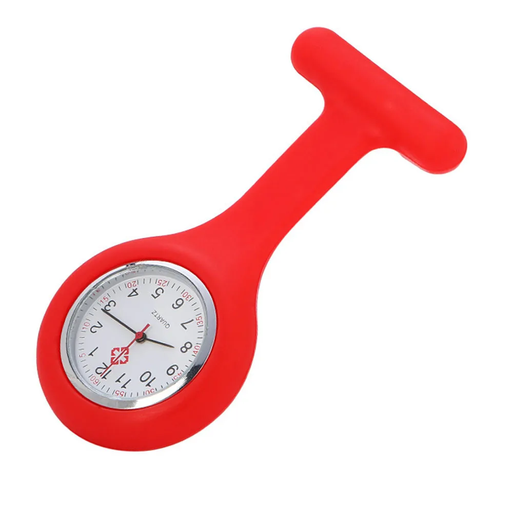 2019 Fashion Hot Sell Pocket Watches Silicone Quartz Nurse Watch Brooch Tunic Fob Clock Doctor Medical Multiple Colour | Наручные часы