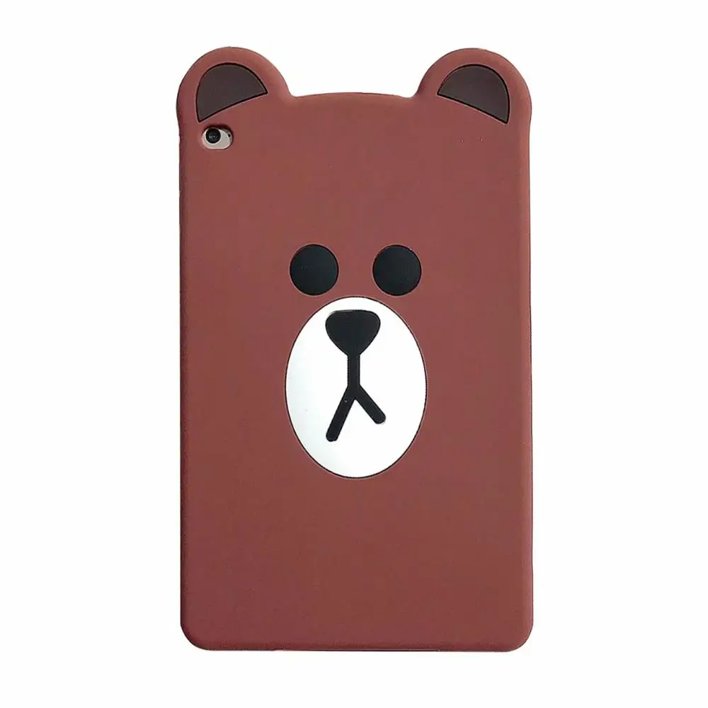 For ipad 5 (Air 1) Коричневый изображением героев мультфильма "Маша и Медведь противоударный чехол для iPad 9,7 Pro 9,7 10,5 Air 2 iPad 2/3/4 5 6 iPad Mini 1 2 3 4 планшеты Мягкий силиконовый чехол - Цвет: For ipad 5 (Air 1)