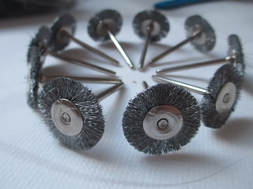 10 шт. 22 мм кисть из стальной проволоки дремель инструменты аксессуары