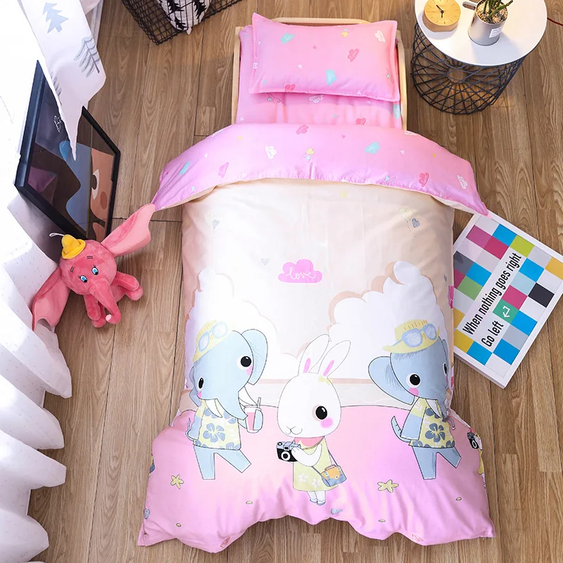 3 шт./компл. Мультяшные комплекты постельного белья мягкий детский комплект с