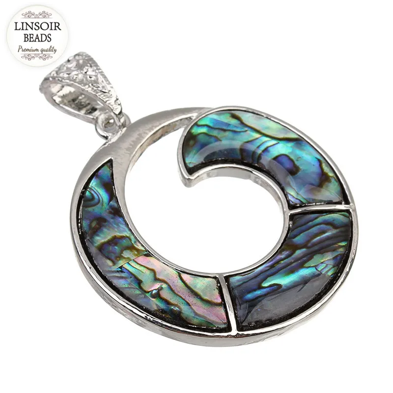 Ожерелье с крупными морскими ракушками для украшений сделай сам кулон в виде