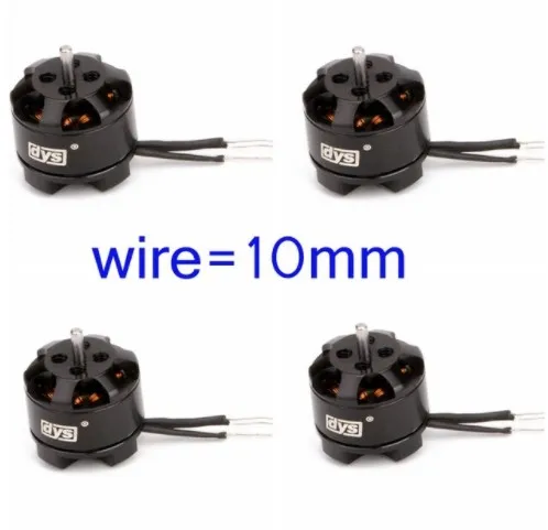 Распродажа DYS 4 шт. RC Дрон мотор BE 1104 4000KV 2S бесщеточный двигатель для 80 90 100 мини микро FPV RC гоночный Квадрокоптер Clea