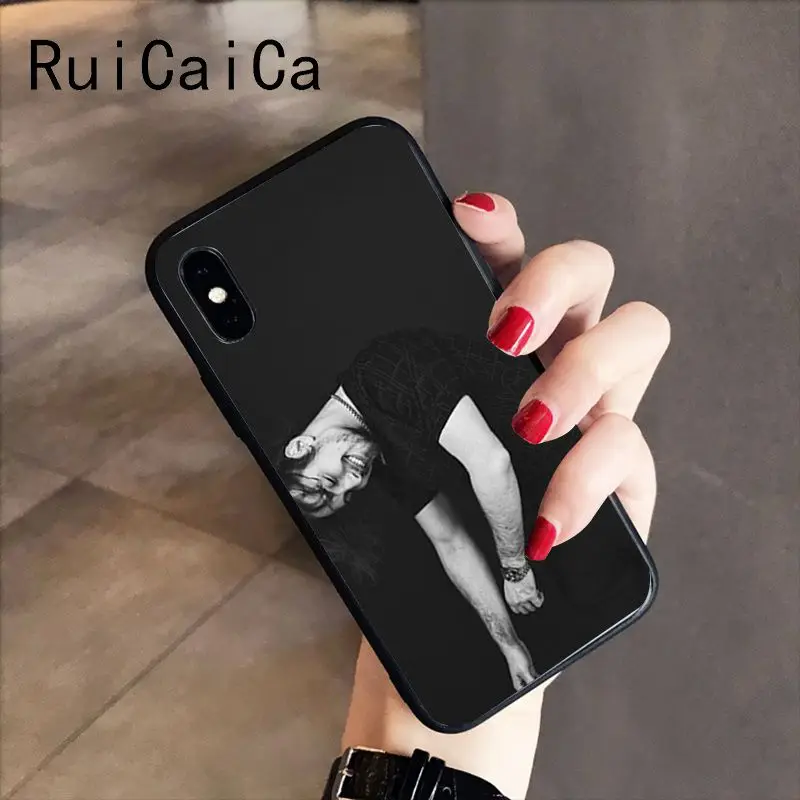 RuiCaiCa русский Рэппер Oxxxymiron DIY печать рисунок чехол для телефона iPhone 5 5Sx 6 7 7plus 8 8Plus X